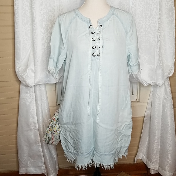 easel Dresses & Skirts - Easel Denim Chic Dress